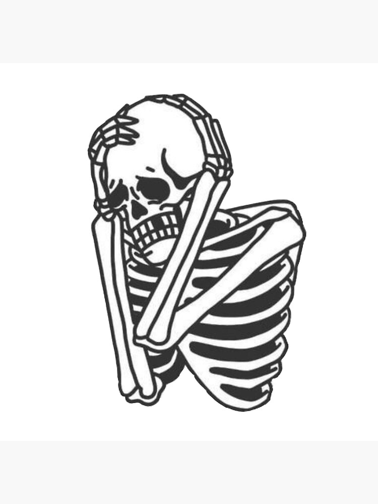 SAD BONES" Art Board Print by ZhaNae | Redbubble