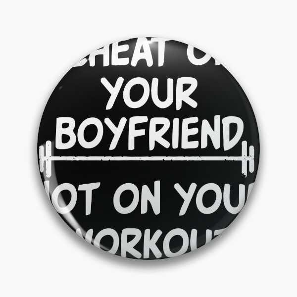 Item preview, Cheat On Your Boyfriend Not On Your Workout Hoodie / Funny Gym Fitness Workout Hoody designed and sold by Noussairox.