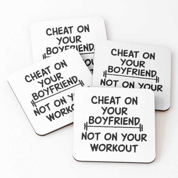 Item preview, Cheat On Your Boyfriend Not On Your Workout Hoodie / Funny Gym Fitness Workout Hoody designed and sold by Noussairox.