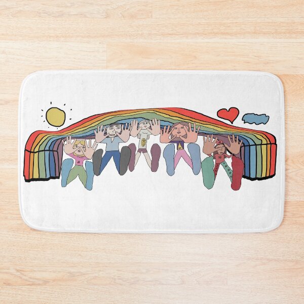 Item preview, children and a rainbow designed and sold by AvotArt.