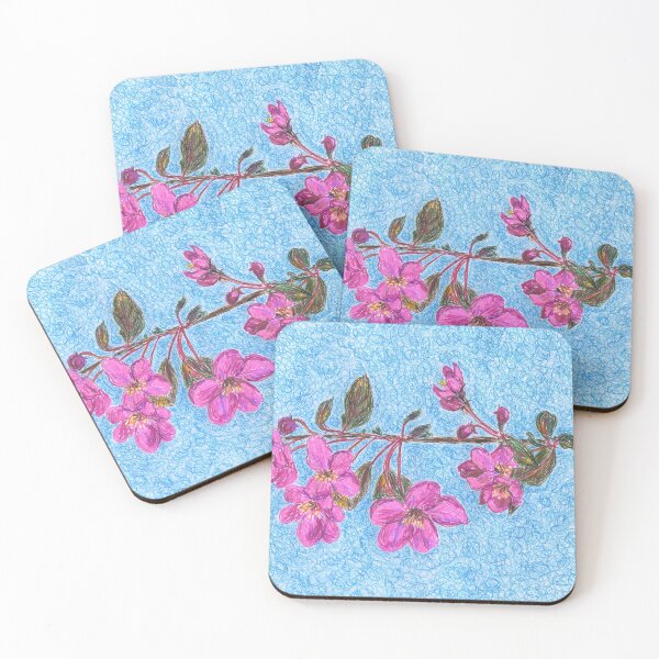 Item preview, Pink fruit tree blossom in our garden on Easter day designed and sold by LymphomaLass.