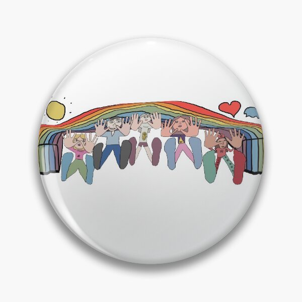 Item preview, children and a rainbow designed and sold by AvotArt.