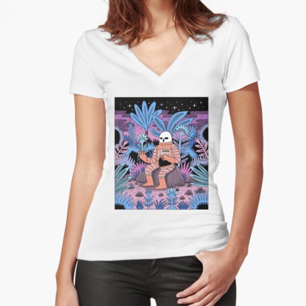 Fitted V-Neck T-Shirt