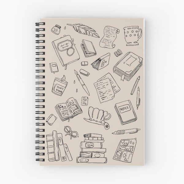 Item preview, Black and White Books Pattern designed and sold by SydneySells.