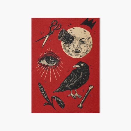 Travel to the Moon Art Board Print