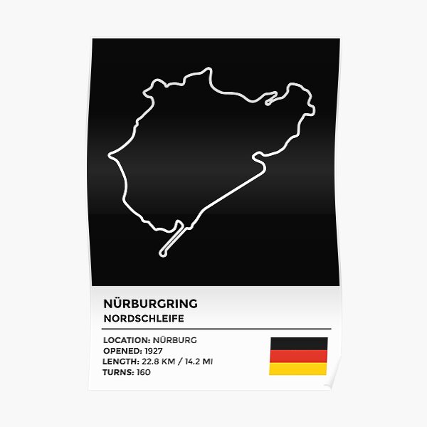 Nürburgring - Nordschleife [info] Poster