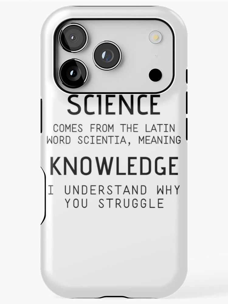 Thumbnail 1 of 4, iPhone Case, Science Is Knowledge Pro Science designed and sold by IntegrityDesign.