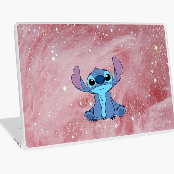 Cotton candy stitch Laptop Skin