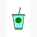 Cute Teal Aesthetic Coffee Cup Iphone Case Cover By Robyn18 Redbubble
