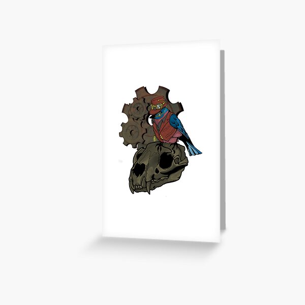 The Victorious Baron Von Bluebird Greeting Card