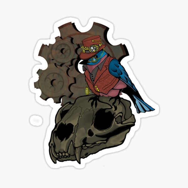 The Victorious Baron Von Bluebird Sticker