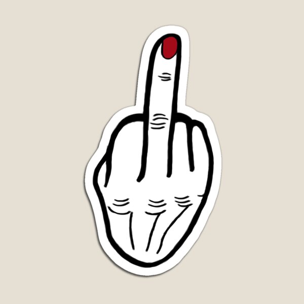 Dare Me | Beth Cassidy Middle Finger Phone Case Magnet
