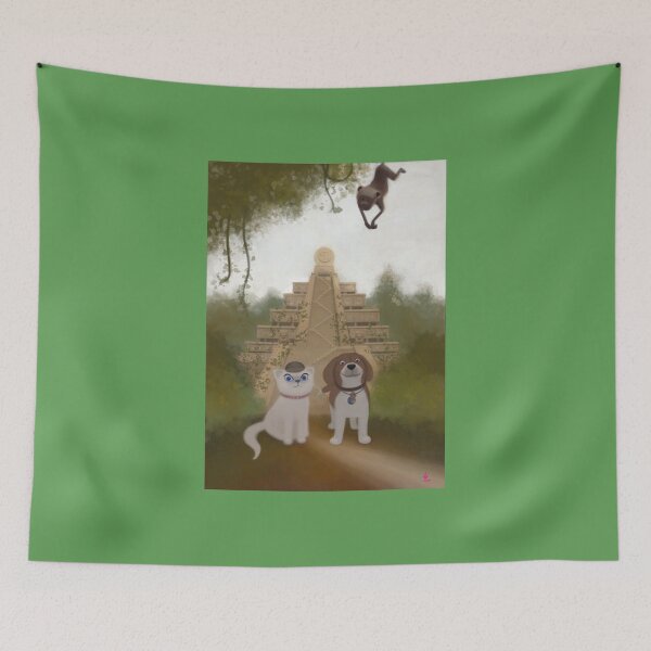 Item preview, Demichat and Lord Flannery Beagle in the JUNGLE designed and sold by 3WishStudios.