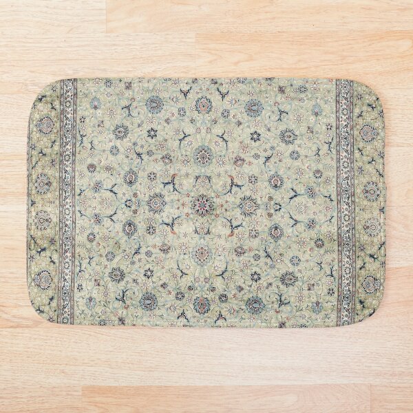 Kashan Isfahan Persian Carpet Print Bath Mat