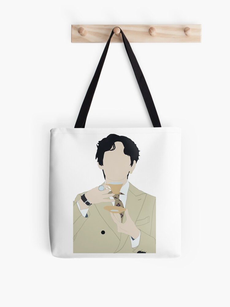 BTS V Kim Taehyung blue hair desing | Tote Bag