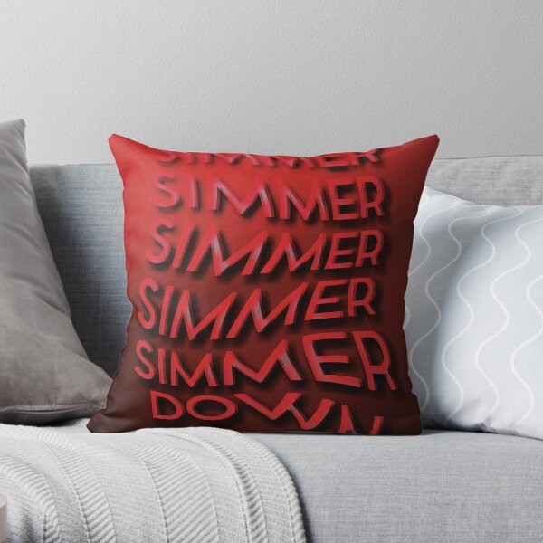 Simmer Down Throw Pillow