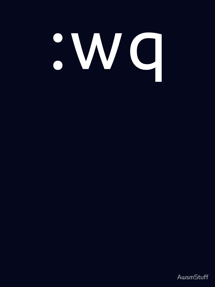 Thumbnail 7 of 7, Essential T-Shirt, How To Exit Vim Programmer Developer Coder Linux Bash Command Line designed and sold by AwsmStuff.