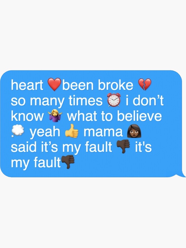Heart been broke so many times text message meme by juliaf2014.