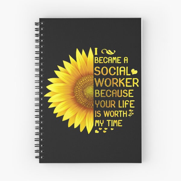 Item preview, I Became A Social Worker Because Your Life is Worth My Time designed and sold by TeeDesignsStore.