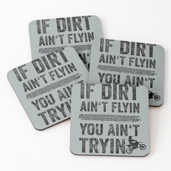 Item preview, Motocross Graphics - If Dirt Ain´t Flyin You Aint Tryin designed and sold by PandaPope.