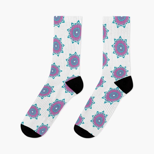 Item preview, PINK & BLUE GEOMETRIC MANDALA designed and sold by GreenVenus.