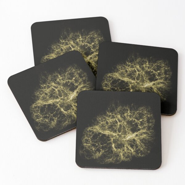Item preview, Bright Yellow Optical View of Crab Nebula designed and sold by TNDesignStudio.