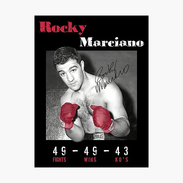Rocky Marciano - 49 49 43 Photographic Print