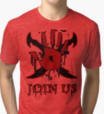 ***AWESOME*** Dark Brotherhood "JOIN US" Tri-blend T-Shirt