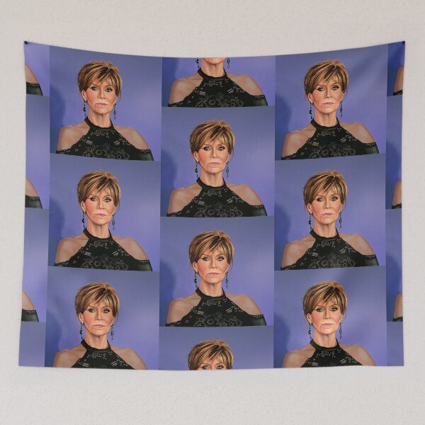 Item preview, Jane Fonda Painting designed and sold by PaulMeijering.