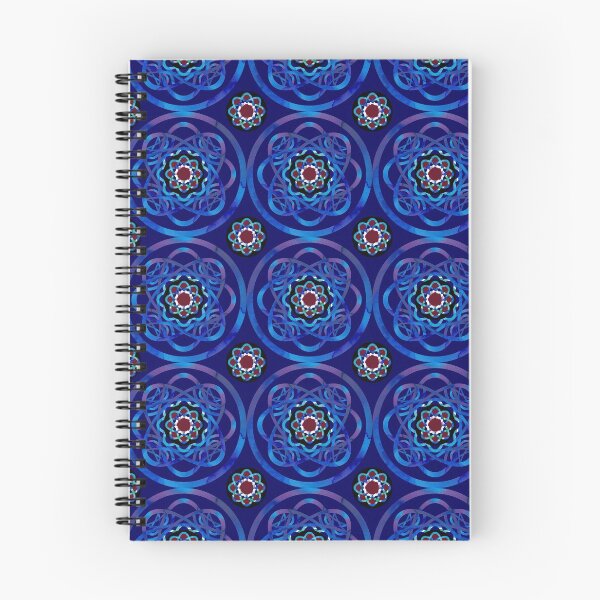 Item preview, rose window mandala blue pattern 3 designed and sold by AnnaBaldon.