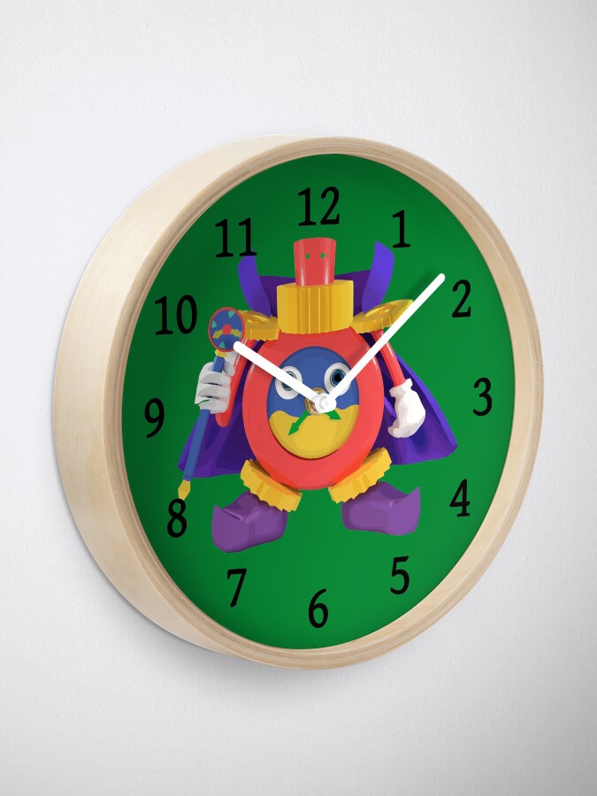 "Time Wizard" Clock by conatron13 Redbubble