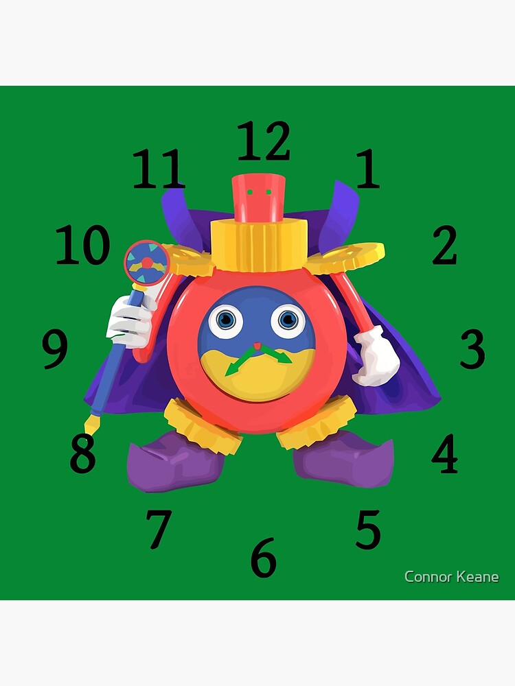 "Time Wizard" Clock for Sale by Connor Keane Redbubble
