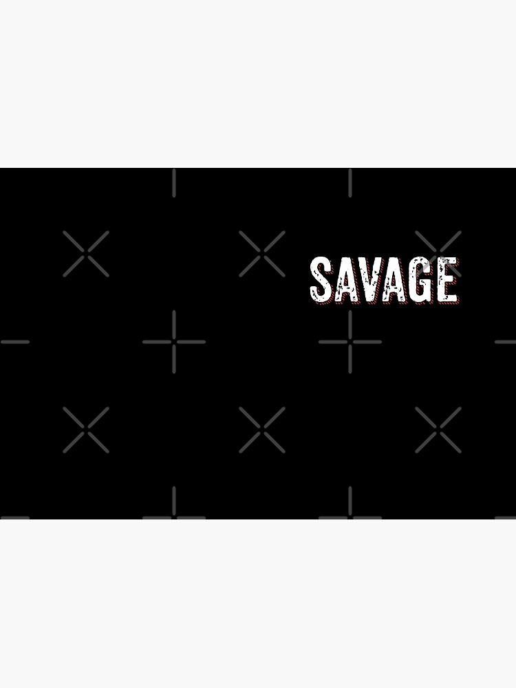 Savage Distressed Hip Hop Print by thespottydogg