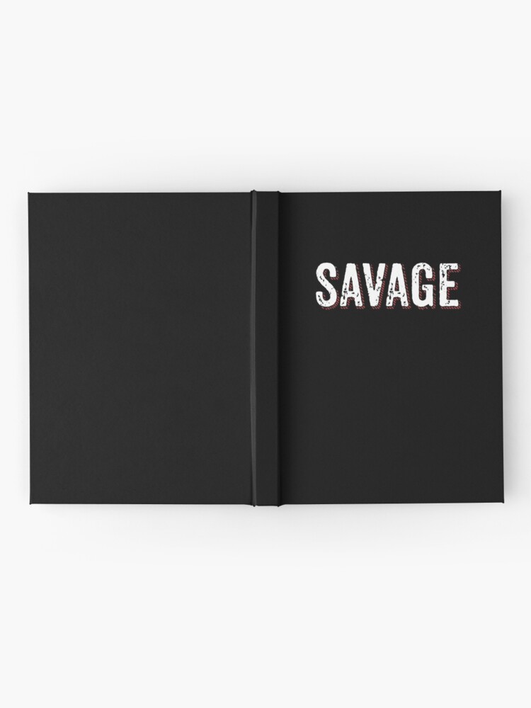 Alternate view of Savage Distressed Hip Hop Print Hardcover Journal