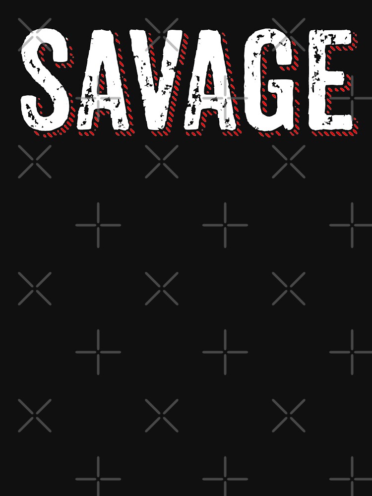 Savage Distressed Hip Hop Print by thespottydogg