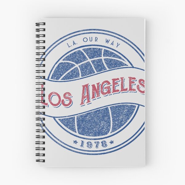 Item preview, Los Angeles basketball vintage logo white designed and sold by KMA Home Design.