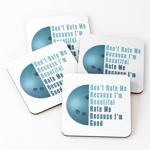 Item preview, Im Beautiful Im Good Bowling Blue designed and sold by ImagineThatNYC.