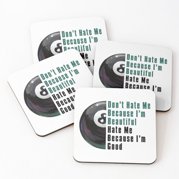 Item preview, Im Beautiful Im Good 8 Ball designed and sold by ImagineThatNYC.