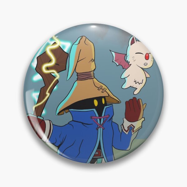 Item preview, Vivi with a Moogle - Final Fantasy 9 FFIX Fan Art designed and sold by Shawn Ballard.