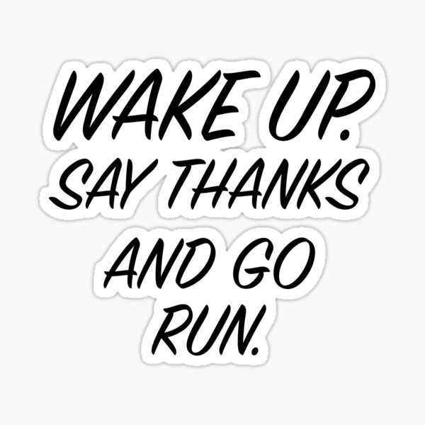 running Sticker