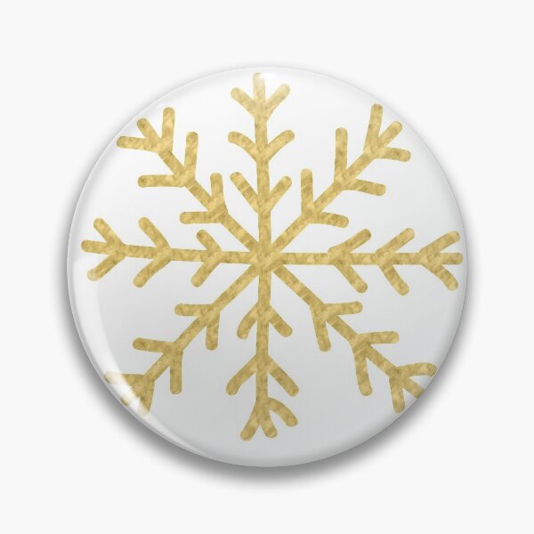 Item preview, Gold metallic effect snowflake transparent background designed and sold by Latch Farm  Studios.