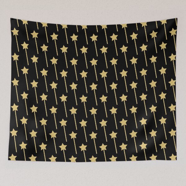 Item preview, Gold magic fairy wand metallic effect transparent image designed and sold by Latch Farm  Studios.