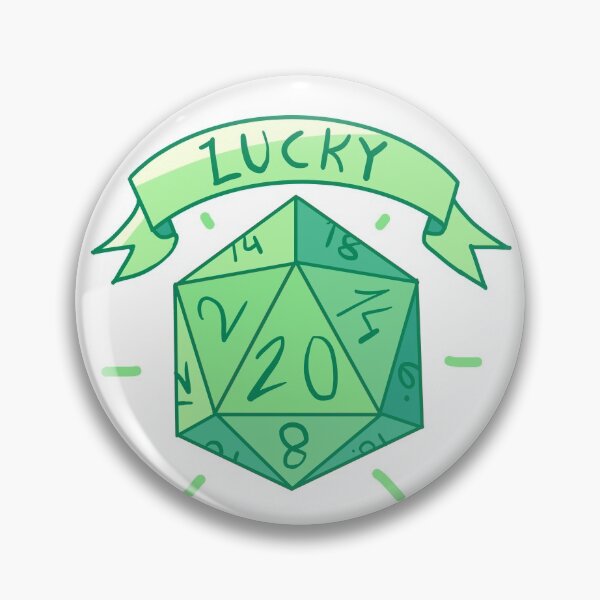 Item preview, Lucky 20 critical hit Green version designed and sold by cu-b3.
