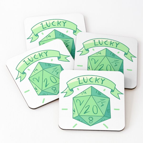 Item preview, Lucky 20 critical hit Green version designed and sold by cu-b3.