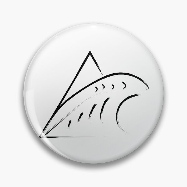 Item preview, wave surf art coming out of a triangle designed and sold by Jake Purcell.