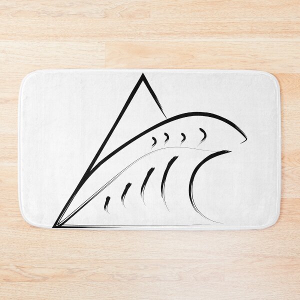 Item preview, wave surf art coming out of a triangle designed and sold by Jake Purcell.