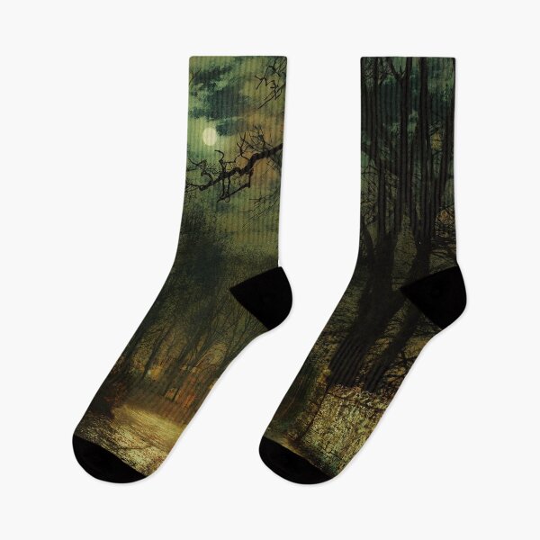 Item preview, A moonlit lane-John Atkinson Grimshaw designed and sold by LexBauer.