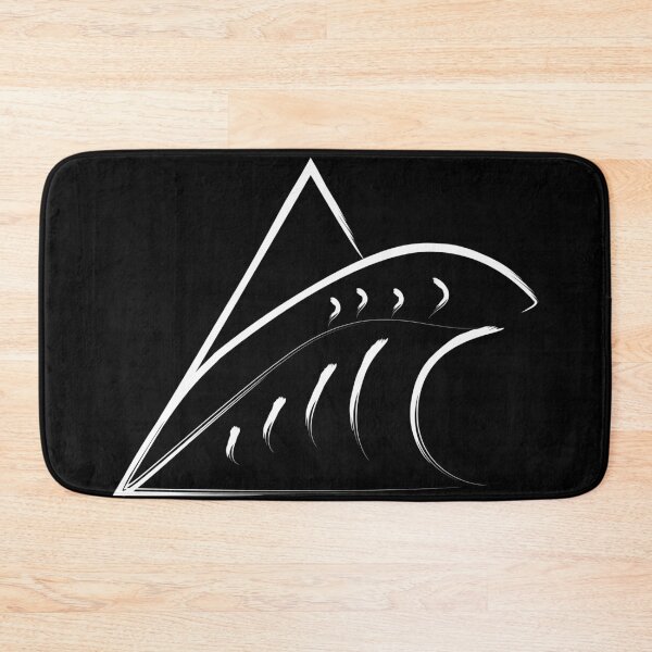 Item preview, wave surf art coming out of a triangle white designed and sold by Jake Purcell.