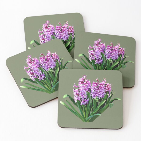 Item preview, Group of Pink Hyacinths designed and sold by Susan Savad.