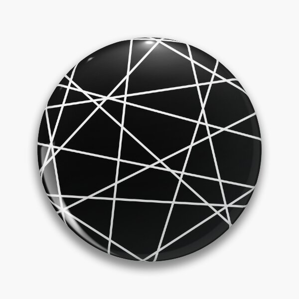 Item preview, Geometric Lines (white/black) designed and sold by Design Minds Boutique.